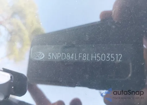 2020 Hyundai Elantra Sel z USA, uszkodzony, nr VIN 5NPD84LF8LH503512